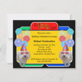 Maltese Birthday Barker Kaart (Voorkant)