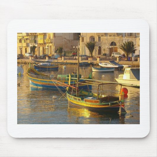 Maltese boats muismat (Voorkant)