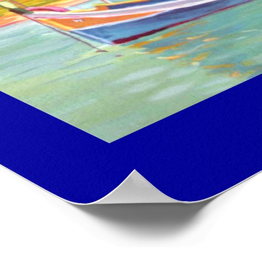 Maltese boats poster (Hoek)