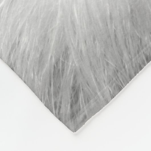 Maltese charme Schattige ogen en neus Fleece Deken (Hoek)