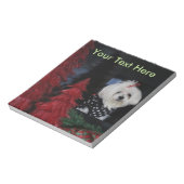 Maltese Christmas Notitieblok (Linkerzijde)