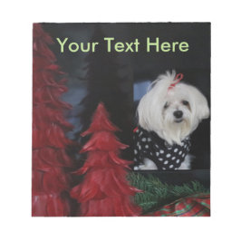 Maltese Christmas Notitieblok