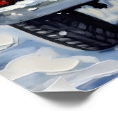 Maltese Christmas Red Truck Holiday Perfect Poster (Hoek)