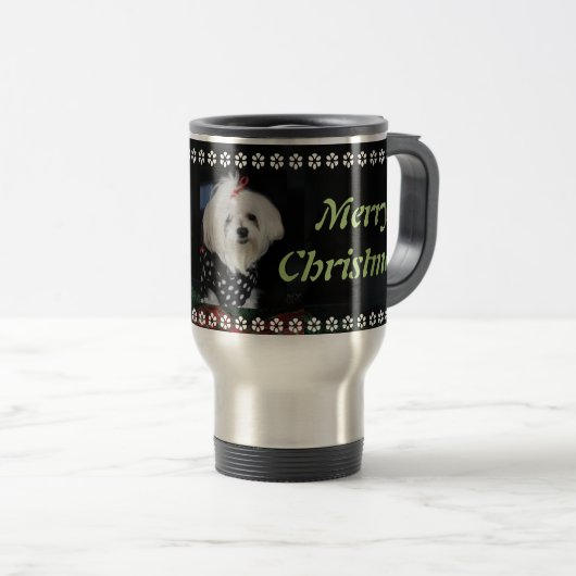 Maltese Christmas Reisbeker (Voorkant rechts)