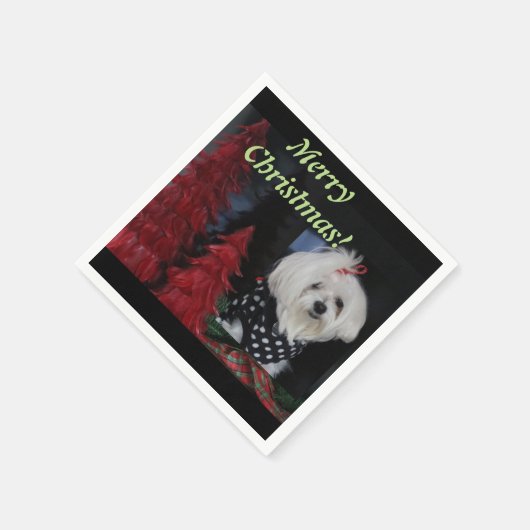 Maltese Christmas Servetten (Hoek)