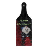 Maltese Christmas Snijplank (Voorkant)