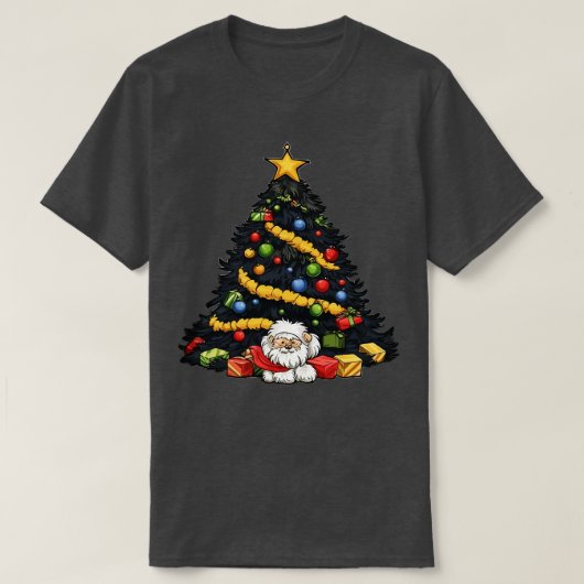 Maltese Christmas T-shirt (Design voorkant)