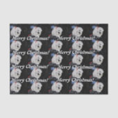 Maltese Christmas Tissuepapier (Voorkant)