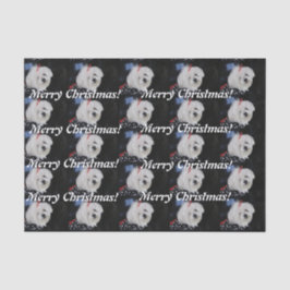 Maltese Christmas Tissuepapier