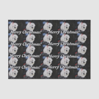 Maltese Christmas Tissuepapier