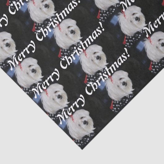 Maltese Christmas Tissuepapier (Detail)