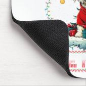 Maltese Christmas Tree Lights Decorations Dog Love Muismat (Hoek)