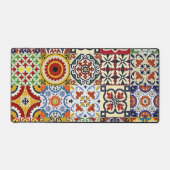 Maltese Classic Tegels Patroon van Malta Desk Mat (Voorkant)