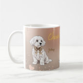 Maltese couple pet mug koffiemok (Links)