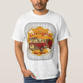 Maltese Cross brandweerman brandweerwagen T-shirt, T-shirt