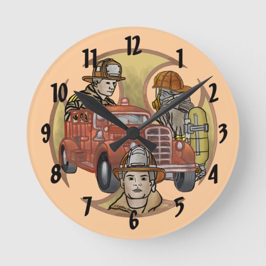 Maltese Cross Brandweerman Broers klok (Voorkant)