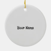 Maltese Cross brandweerman Firetruck ornament (Achterkant)