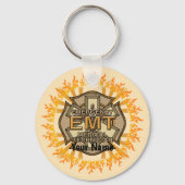 Maltese Cross EMT-sleutelhanger Sleutelhanger (Voorkant)