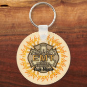 Maltese Cross EMT-sleutelhanger Sleutelhanger (Voorkant)