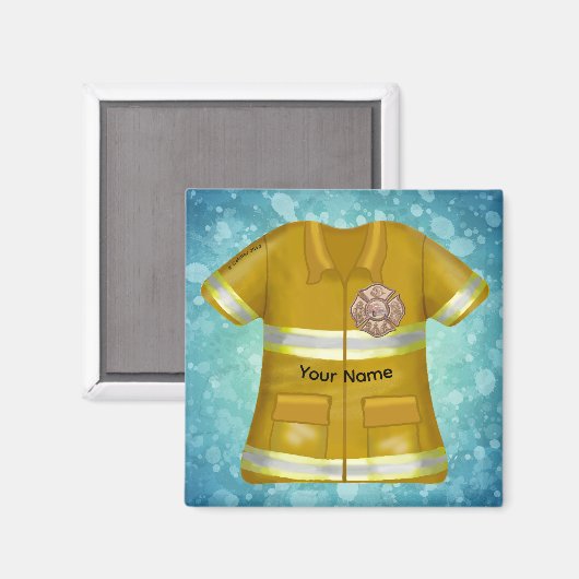 Maltese Cross  Firefighter  Magneet (Voorkant / Achterkant)