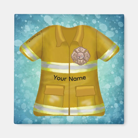 Maltese Cross  Firefighter  Magneet (Voorkant)