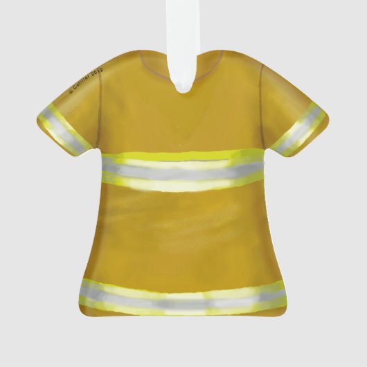 Maltese Cross  Firefighter ornament  (achterkant)