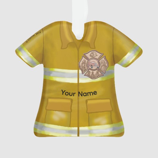 Maltese Cross Firefighter ornament (voorkant)