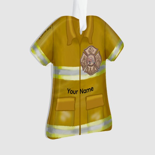 Maltese Cross  Firefighter ornament  (voorkant)