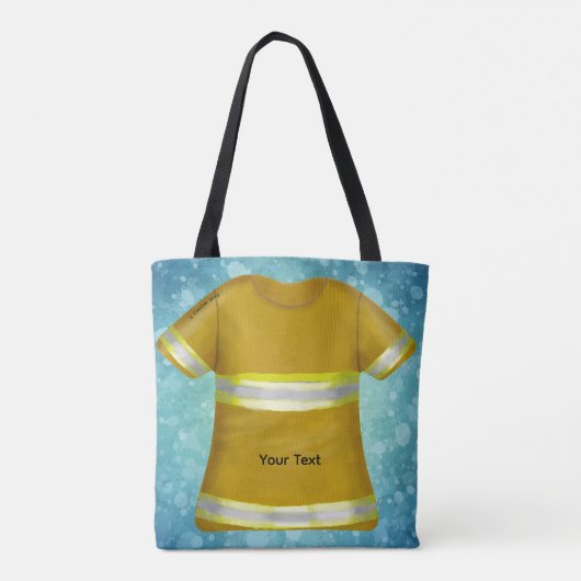 Maltese Cross  Firefighter  Tote Bag (Achterkant)