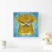 Maltese Cross  Firefighter  Vierkante Klok (Huis)