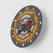 Maltese Cross Firetruck Brandweerman klok (Hoek)