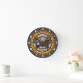 Maltese Cross Firetruck Brandweerman klok (Huis)