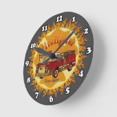 Maltese Cross Firetruck klok (Hoek)