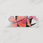 Maltese Cross Flowers Abstract Mini Visitekaartje (Achterkant)