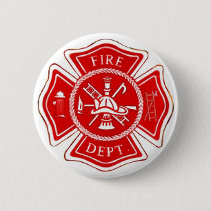 MALTESE CROSS RONDE BUTTON 5,7 CM