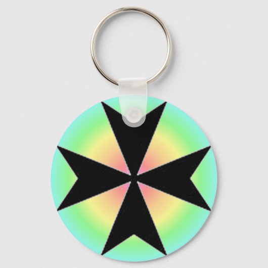 MALTESE CROSS SLEUTELHANGER (Voorkant)