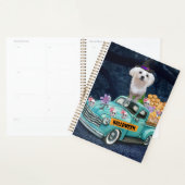 Maltese Dog Halloween Truck Scary Night Planner (Display)