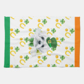 Maltese Dog Holiday Home Decor St Patricks Day Theedoek (Horizontaal)