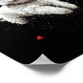 Maltese Dog Love Heart For Valentines Day Maltese  Poster (Hoek)