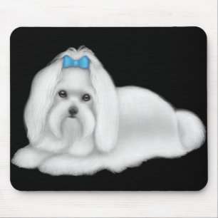 Maltese Dog Mousepad Muismat