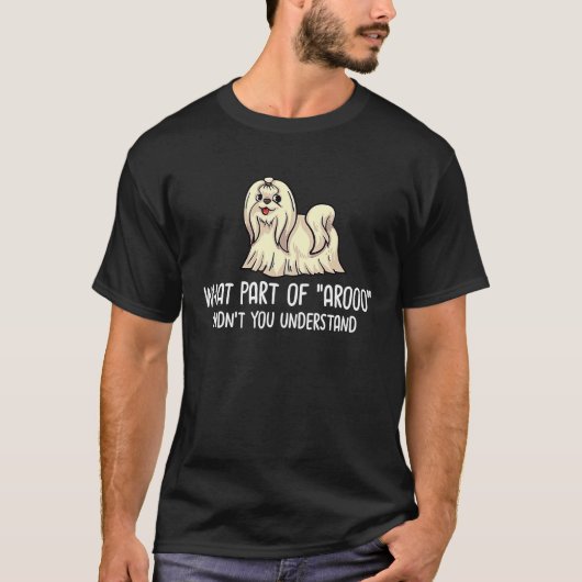 Maltese Dog Puppies Owner T-shirt (Voorkant)