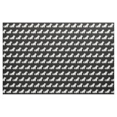 Maltese Dog Silhouette Pet Stof (Fat Quarter)