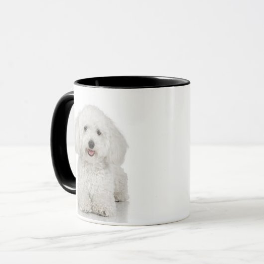Maltese Dog White Mok (Voorkant links)