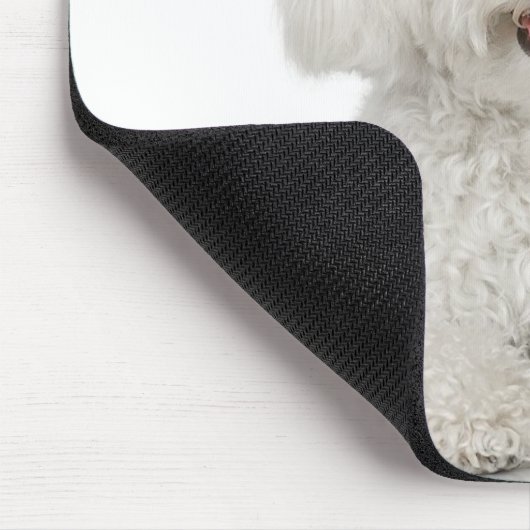 Maltese Dog White Muismat (Hoek)