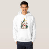 Maltese engel hond hoodie (Voorkant volledig)