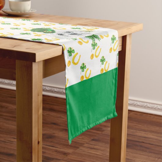 Maltese feestdag thuisdeeg St. Patricks Day Korte Tafelloper (Voorbeeld)