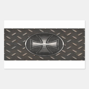 Maltese Gridiron Rechthoekige Sticker