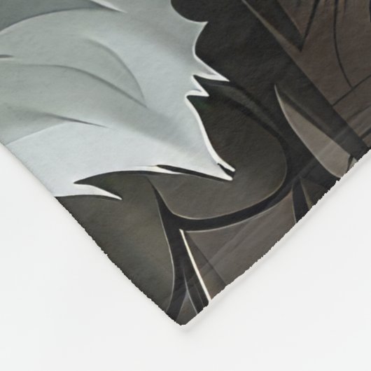 Maltese Halloween Spooky Fleece Deken (Hoek)