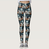 Maltese Halloween Spooky Leggings (Voorkant)