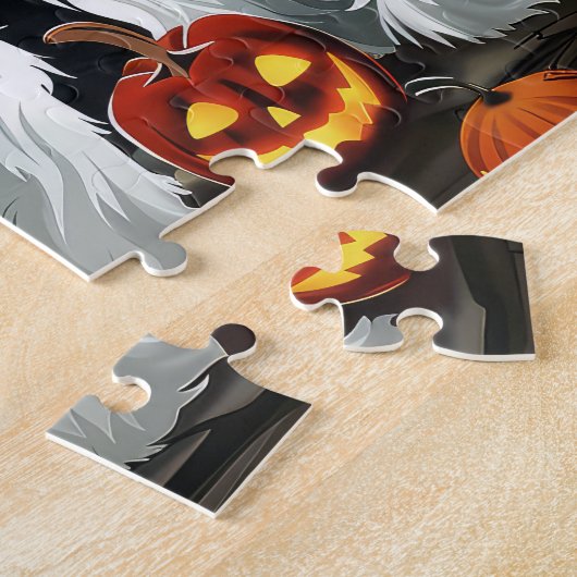 Maltese Halloween Spooky Legpuzzel (Zijkant)